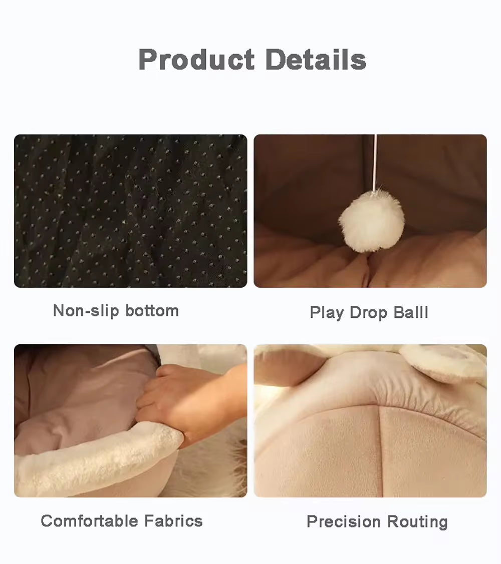 CosyCave Warm Cat Tent Bed