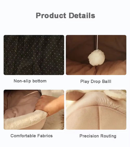CosyCave Warm Cat Tent Bed