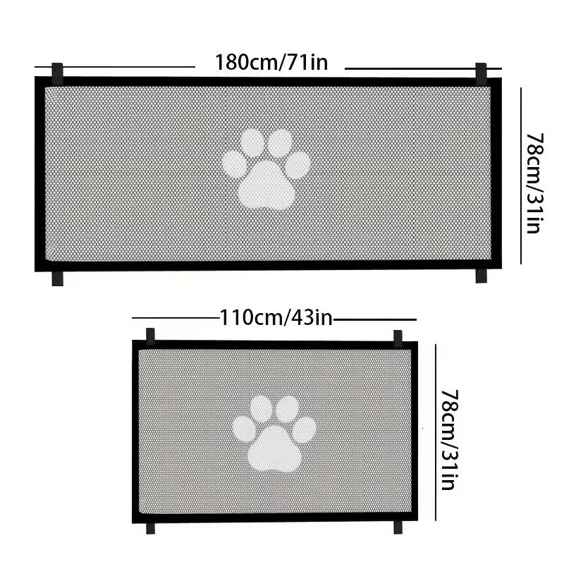 SafeGate Portable Pet Mesh Gate