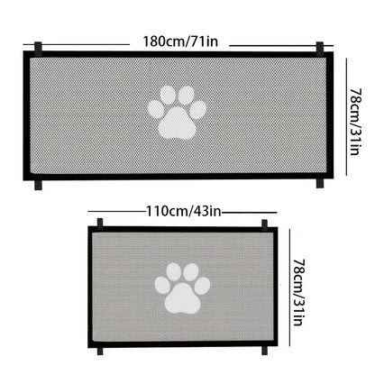 SafeGate Portable Pet Mesh Gate