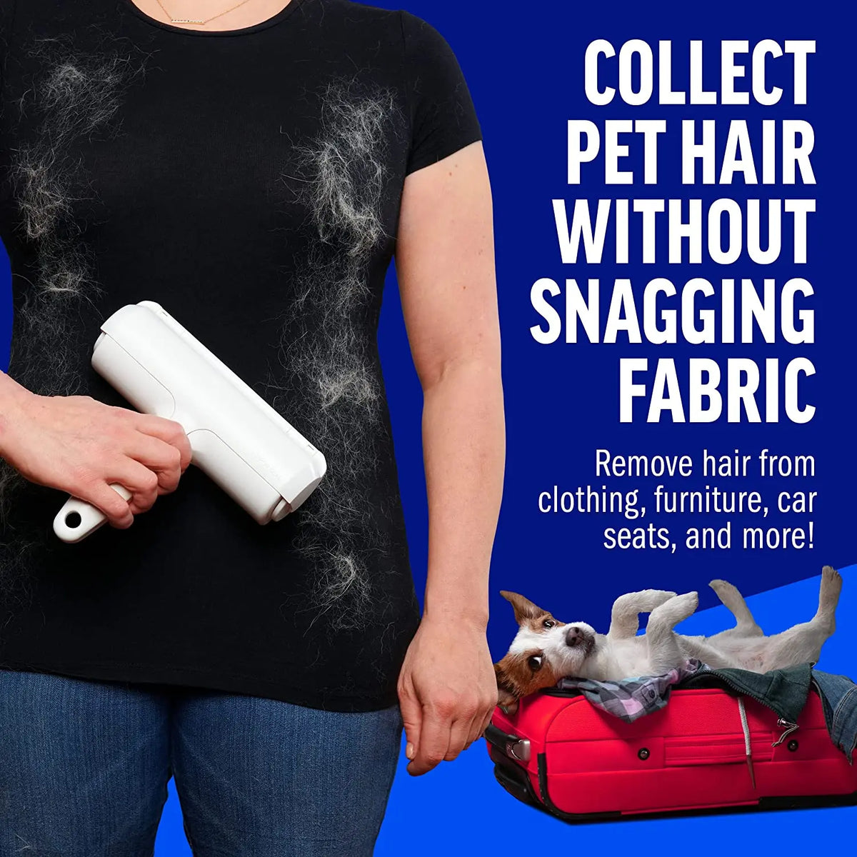 FurRoll Reusable Pet Hair Remover Roller