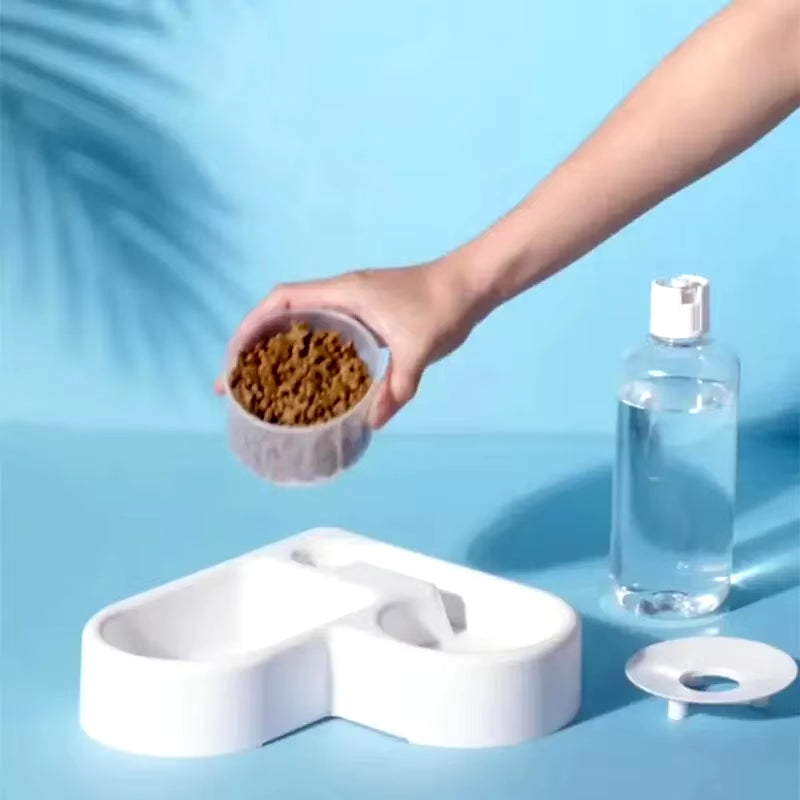 SipNServe Automatic Water & Feeding Pet Bowl